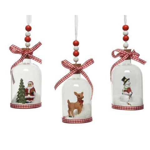 CAMPANA IN VETRO CON FIGURE AS